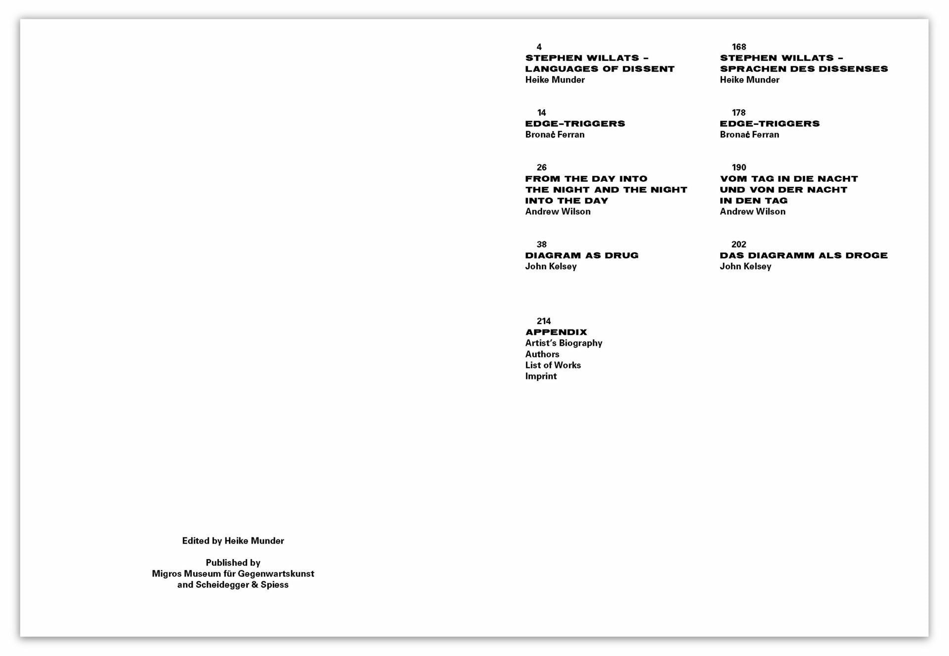 STEPHEN WILLATS – LANGUAGES OF DISSENT