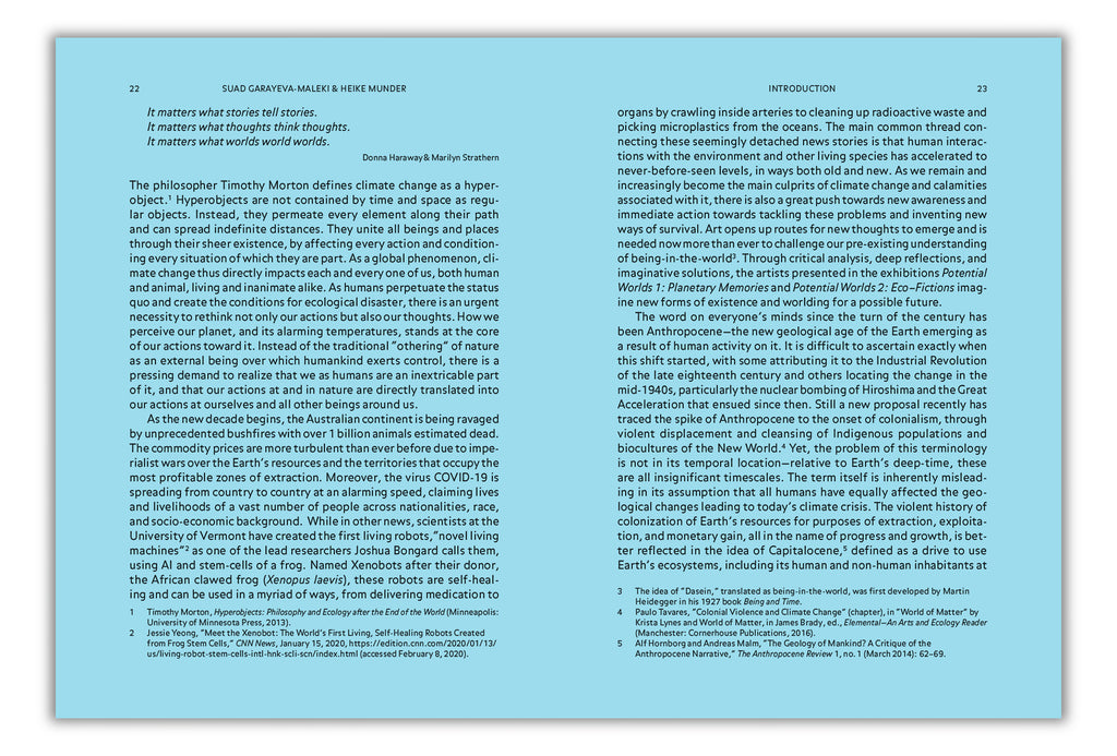 POTENTIAL WORLDS: PLANETARY MEMORIES & ECO-FICTIONS
