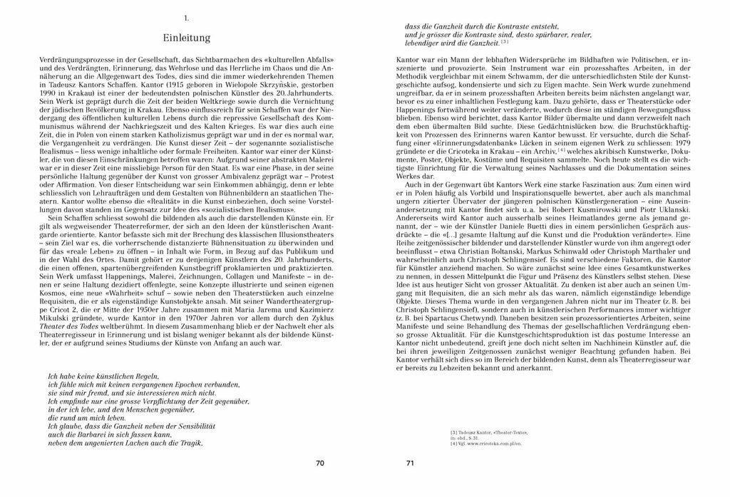 TADEUS KANTOR (DEUTSCH)