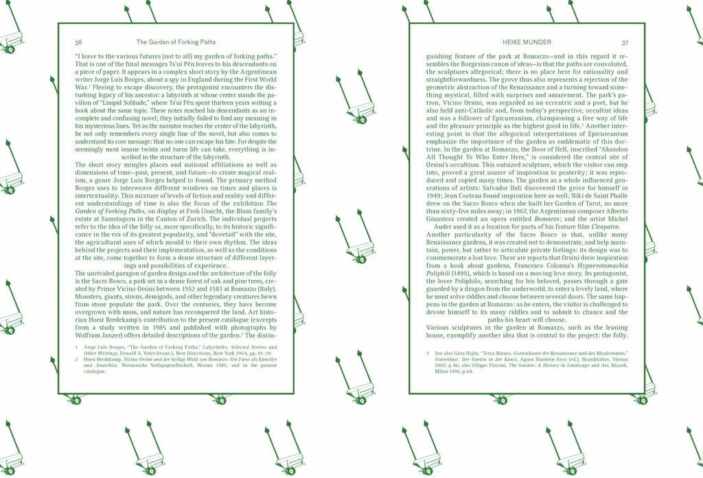 THE GARDEN OF FORKING PATHS – AN ANTHOLOGY ABOUT CONTEMPORARY FOLLIES
