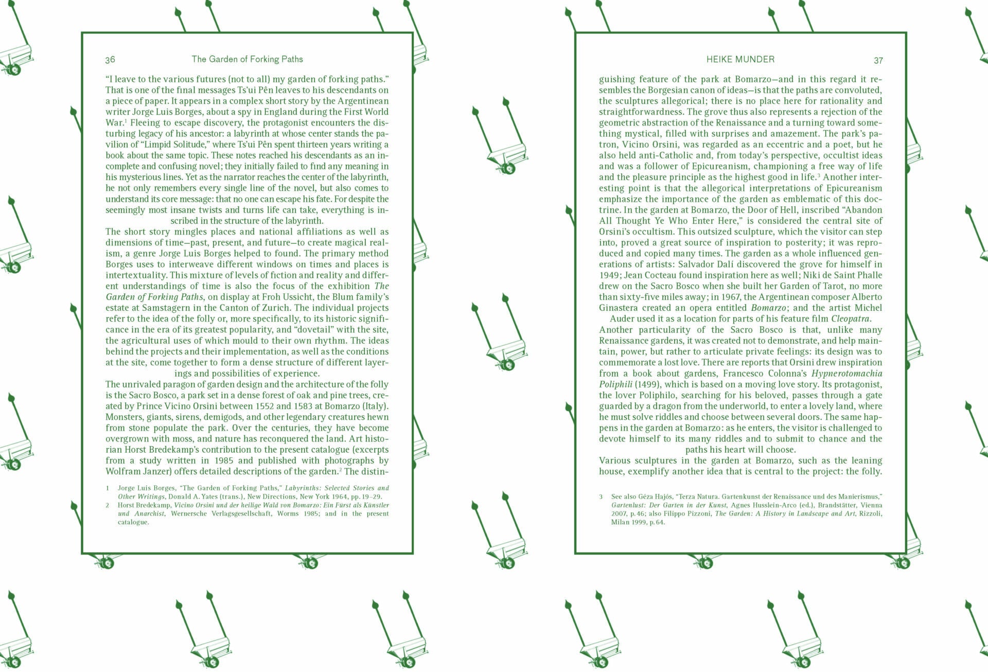 THE GARDEN OF FORKING PATHS – AN ANTHOLOGY ABOUT CONTEMPORARY FOLLIES