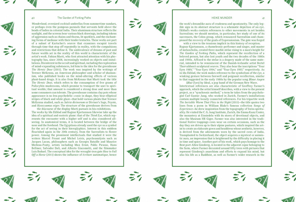 THE GARDEN OF FORKING PATHS – AN ANTHOLOGY ABOUT CONTEMPORARY FOLLIES