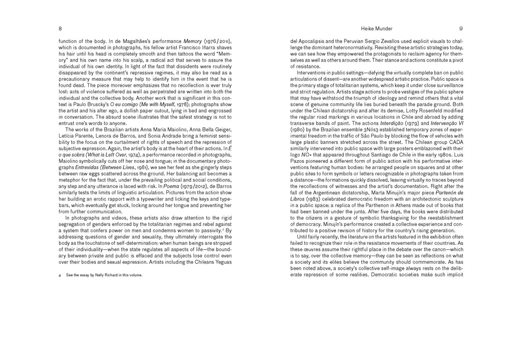 RESISTANCE PERFORMED. AN ANTHOLOGY ON AESTHETIC STRATEGIES IN LATIN AMERICA, 2015