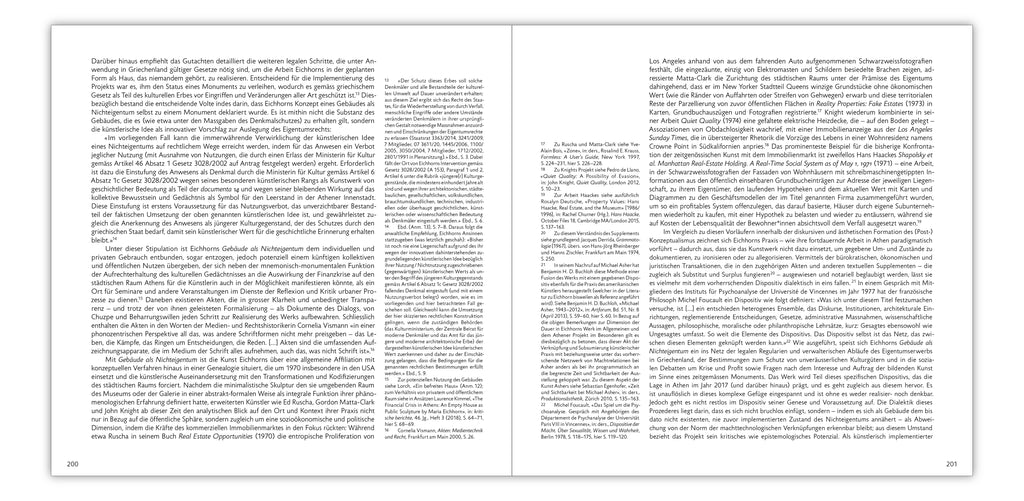MARIA EICHHORN / BUILDING AS UNOWNED PROPERTY [GEBÄUDE ALS NICHTEIGENTUM]
