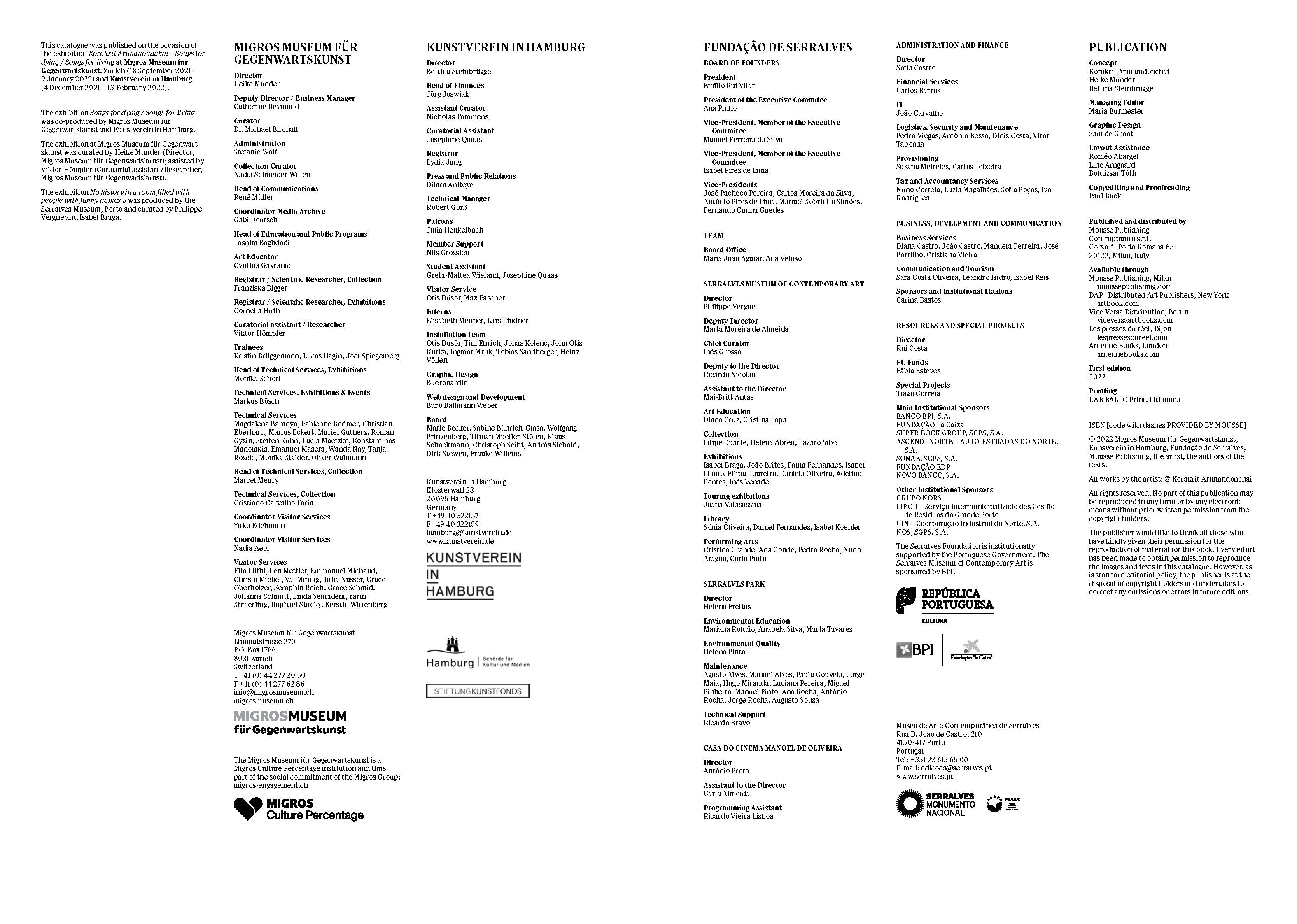KORAKRIT ARUNANONDCHAI: SONGS FOR LIVING SONGS FOR DYING