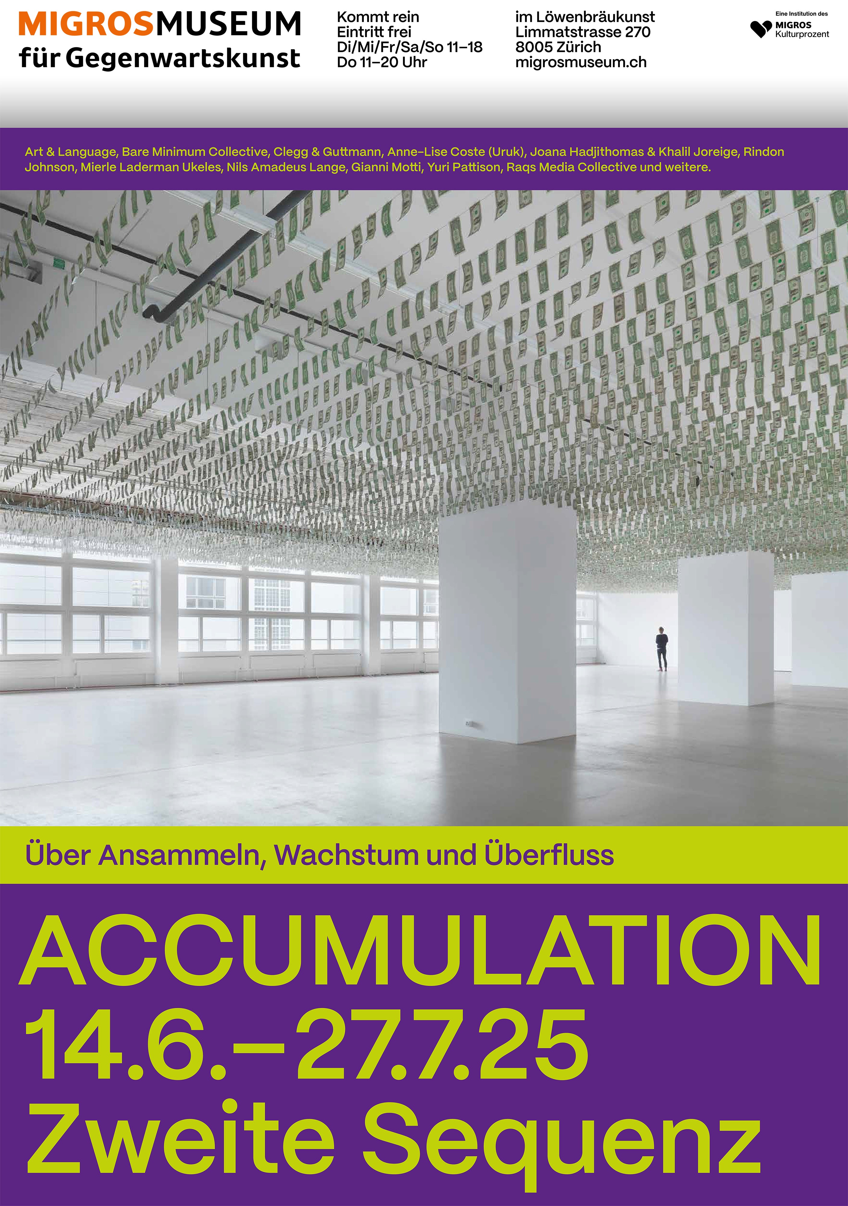 POSTER ACCUMULATION - ÜBER ANSAMMELN, WACHSTUM UND ÜBERFLUSS, ZWEITE SEQUENZ