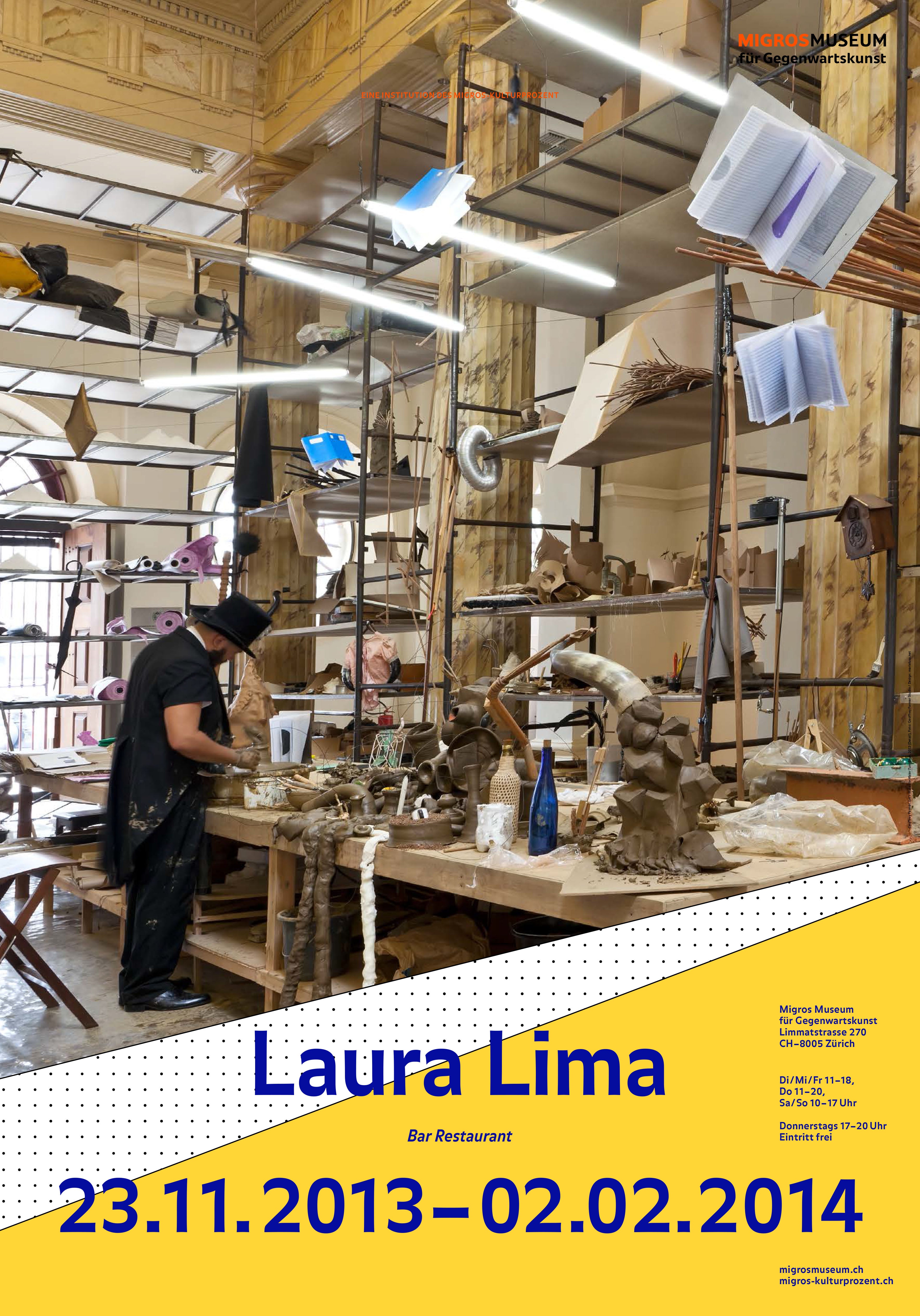 POSTER LAURA LIMA: BAR RESTAURANT