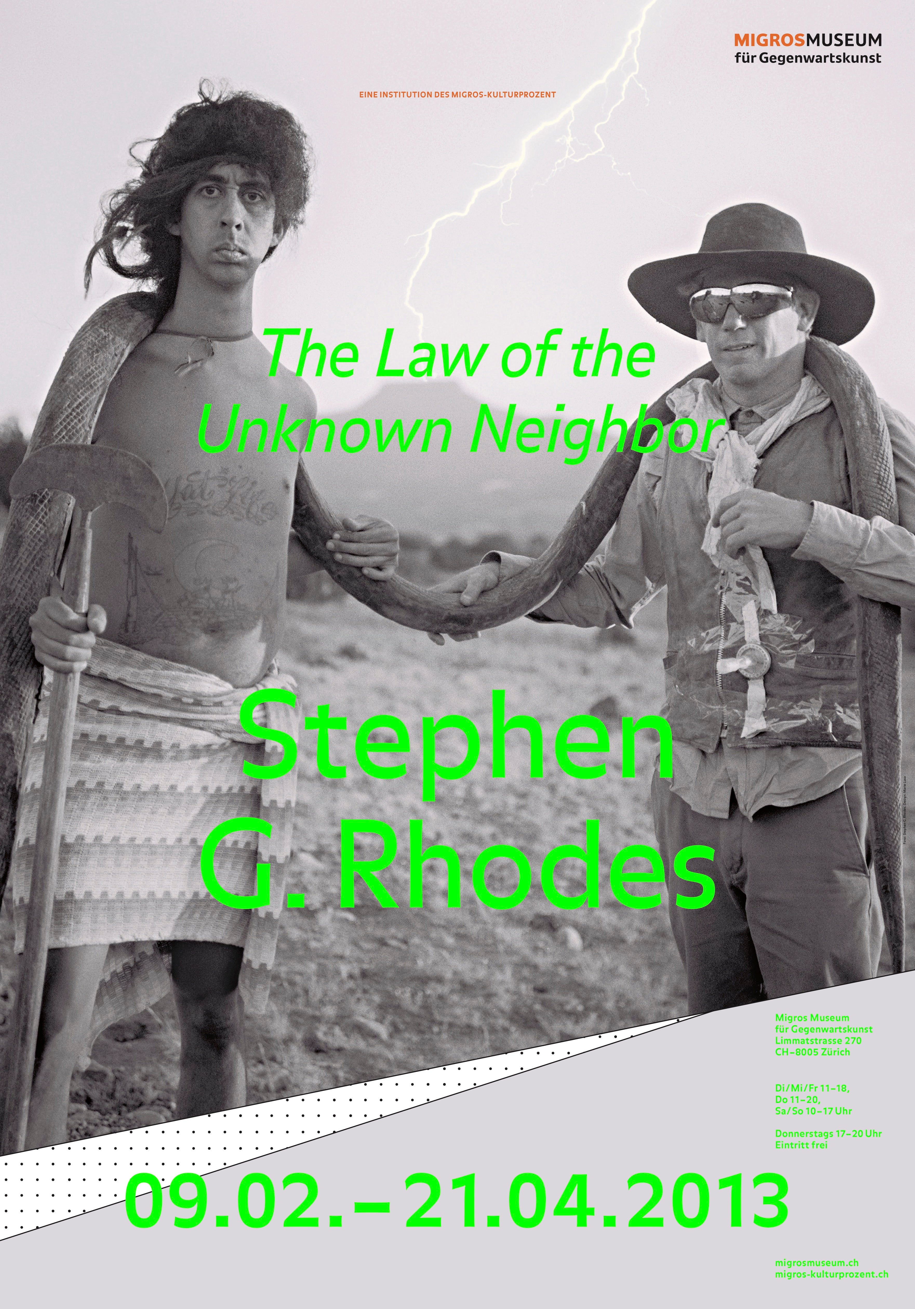 POSTER STEPHEN G.RHODES THE LAW OF THE UNKNOWN NEIGHBOR
