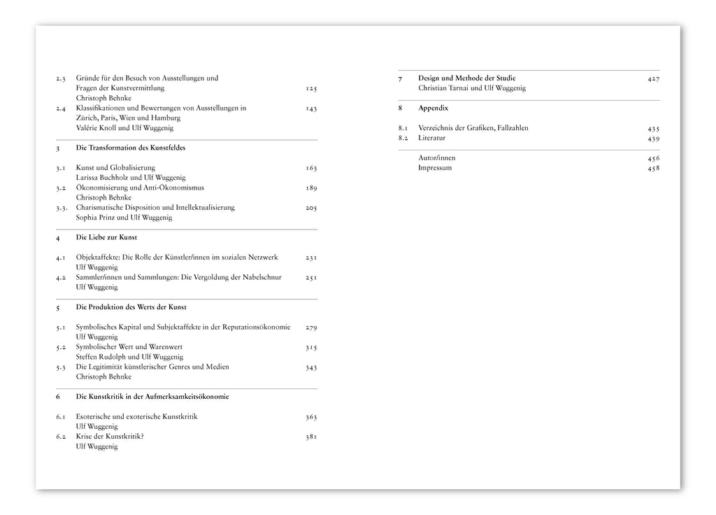 DAS KUNSTFELD. EINE STUDIE ÜBER AKTEURE UND INSTITUTIONEN DER ZEITGENÖSSISCHEN KUNST, 2012