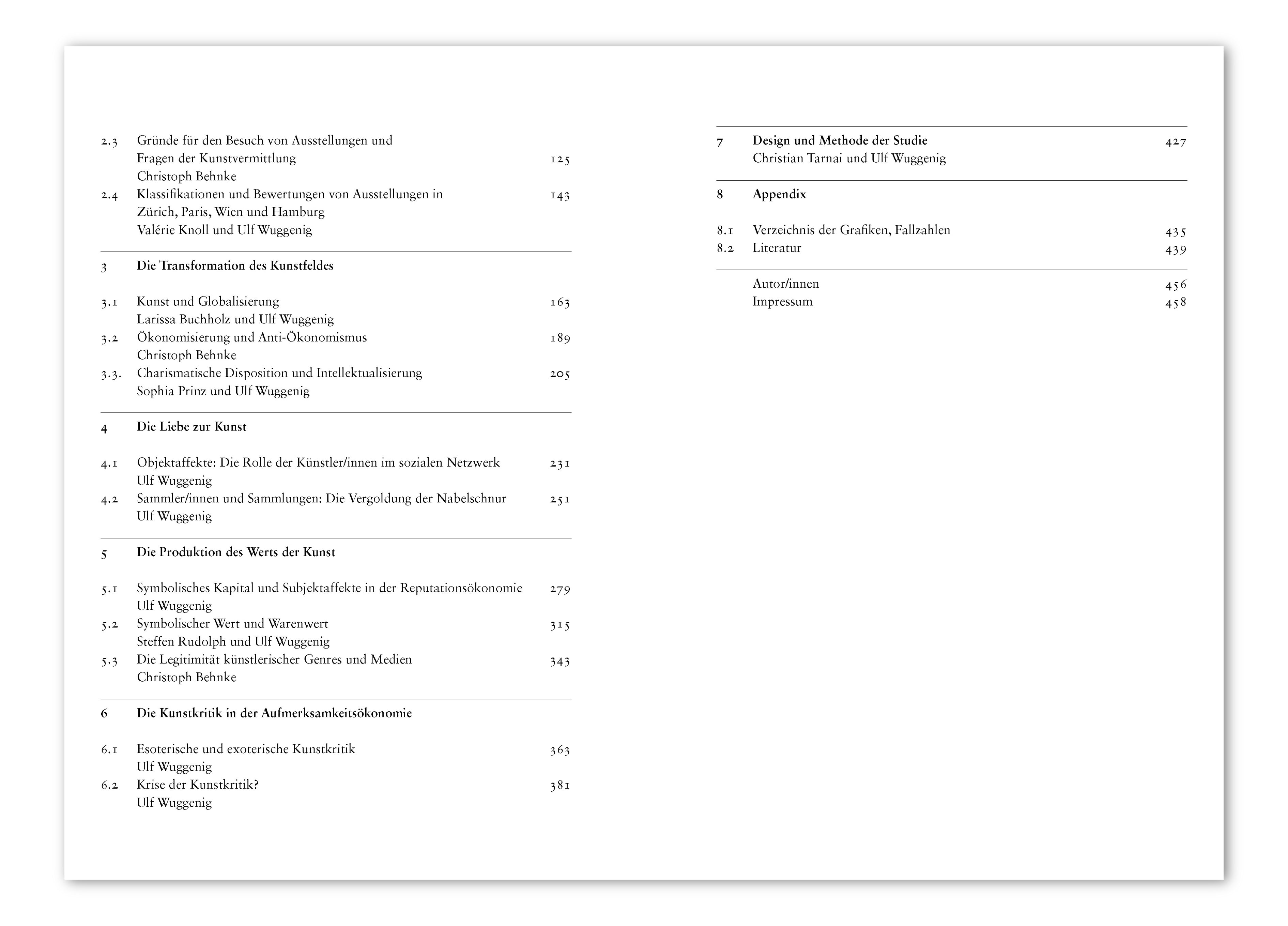 DAS KUNSTFELD. EINE STUDIE ÜBER AKTEURE UND INSTITUTIONEN DER ZEITGENÖSSISCHEN KUNST, 2012