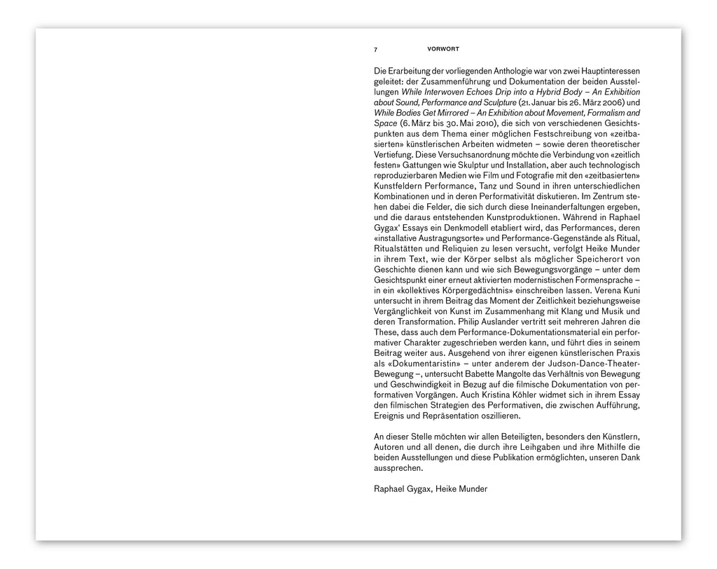 BETWEEN ZONES. ON THE REPRESENTATION OF THE PERFORMATIVE AND THE NOTATION OF MOVEMENT