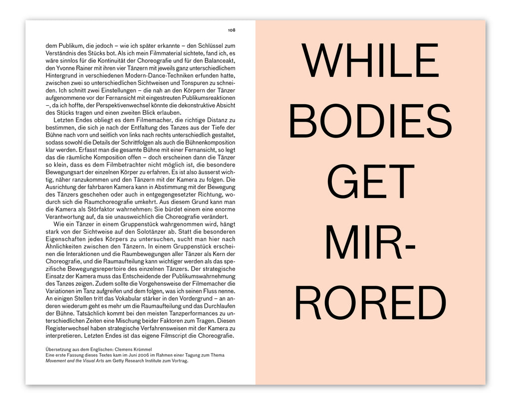 BETWEEN ZONES. ON THE REPRESENTATION OF THE PERFORMATIVE AND THE NOTATION OF MOVEMENT