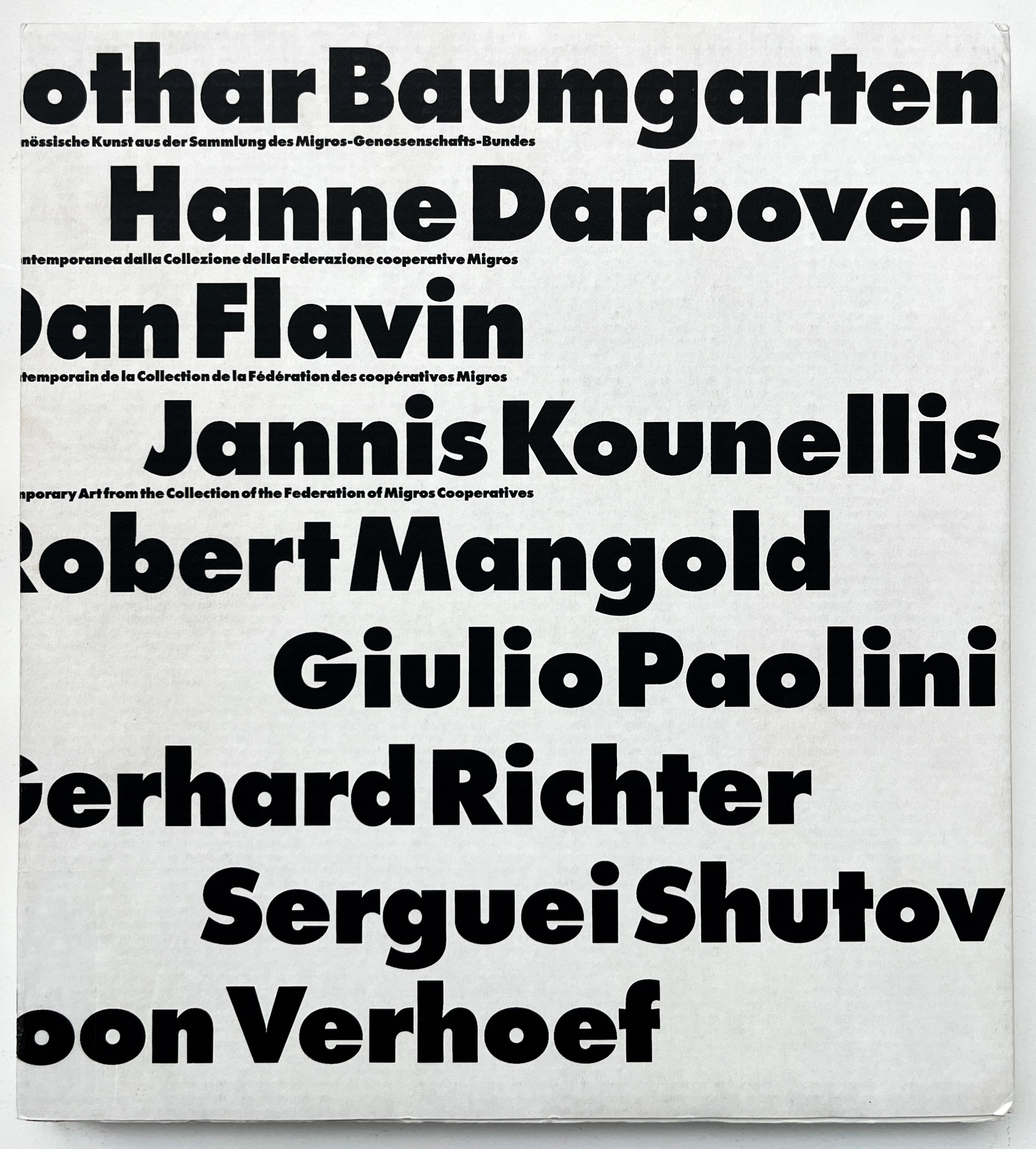 ZEITGENÖSSISCHE KUNST AUS DER SAMMLUNG DES MGB
