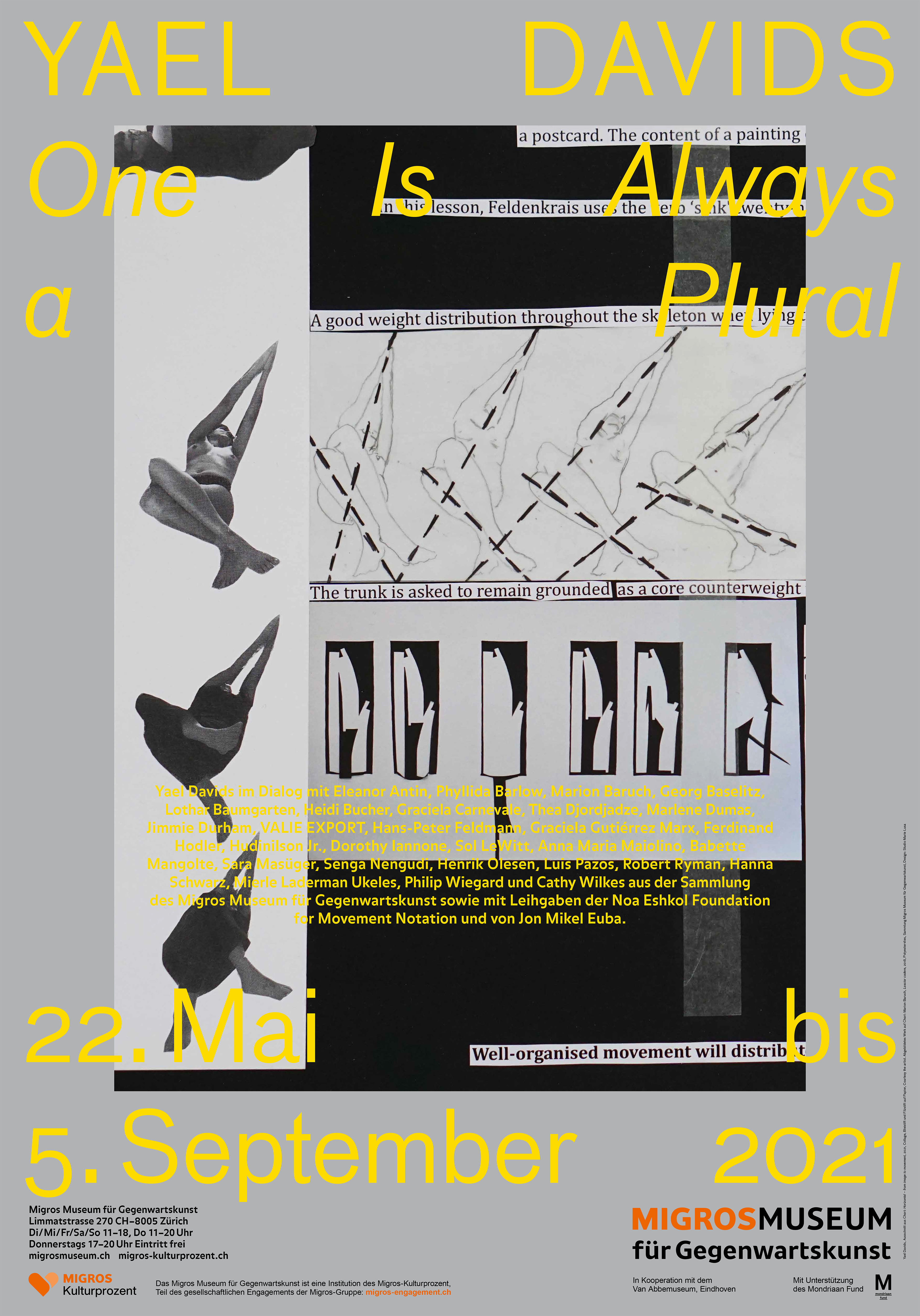 POSTER YAEL DAVIDS ONE IS ALWAYS A PLURAL
