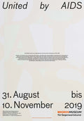 POSTER UNITED BY AIDS — AN EXHIBITION ABOUT LOSS, REMEMBERANCE, ACTIVISM AND ART IN RESPONSE TO HIV/AIDS