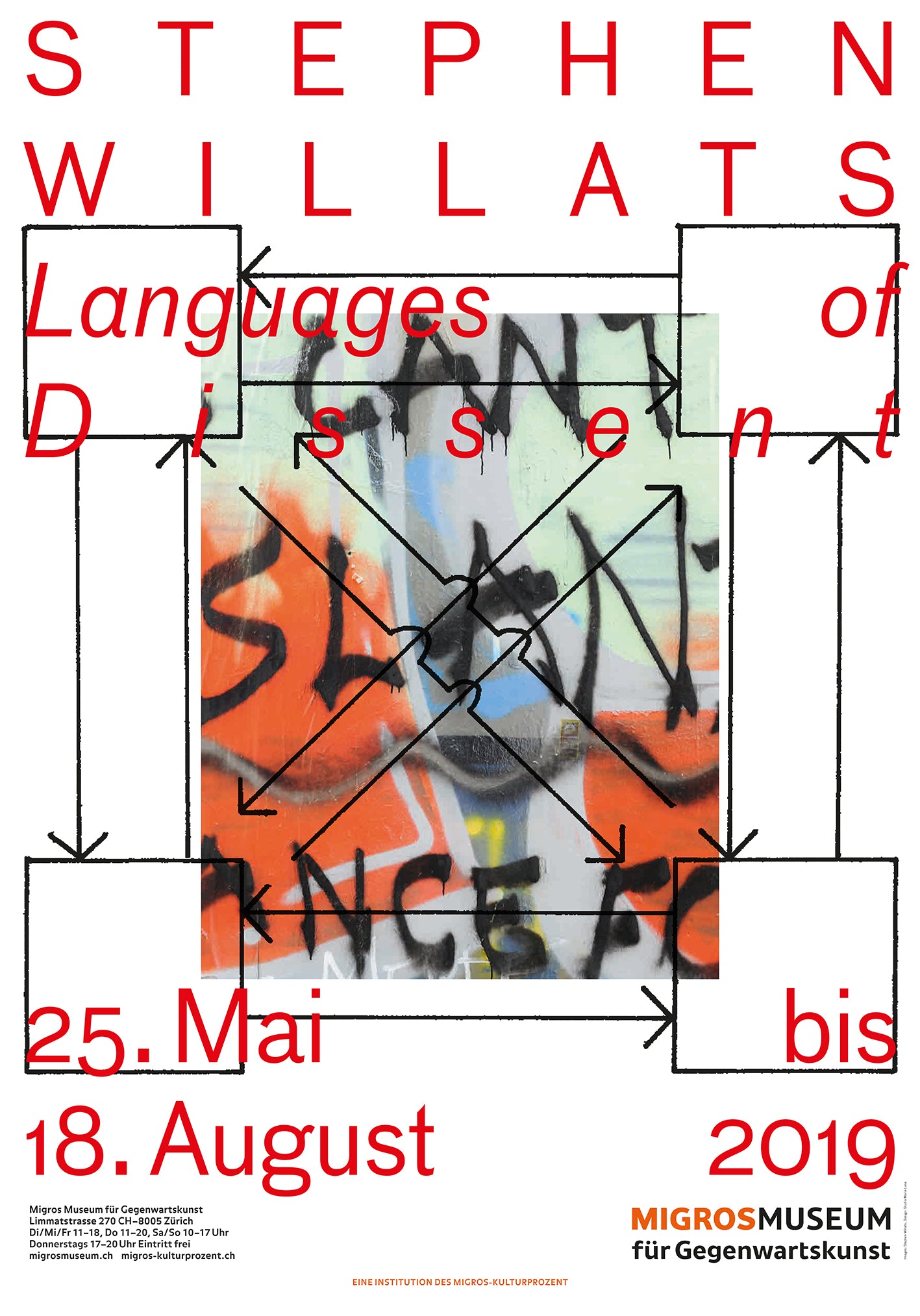 POSTER STEPHEN WILLATS­ – LANGUAGES OF DISSENT