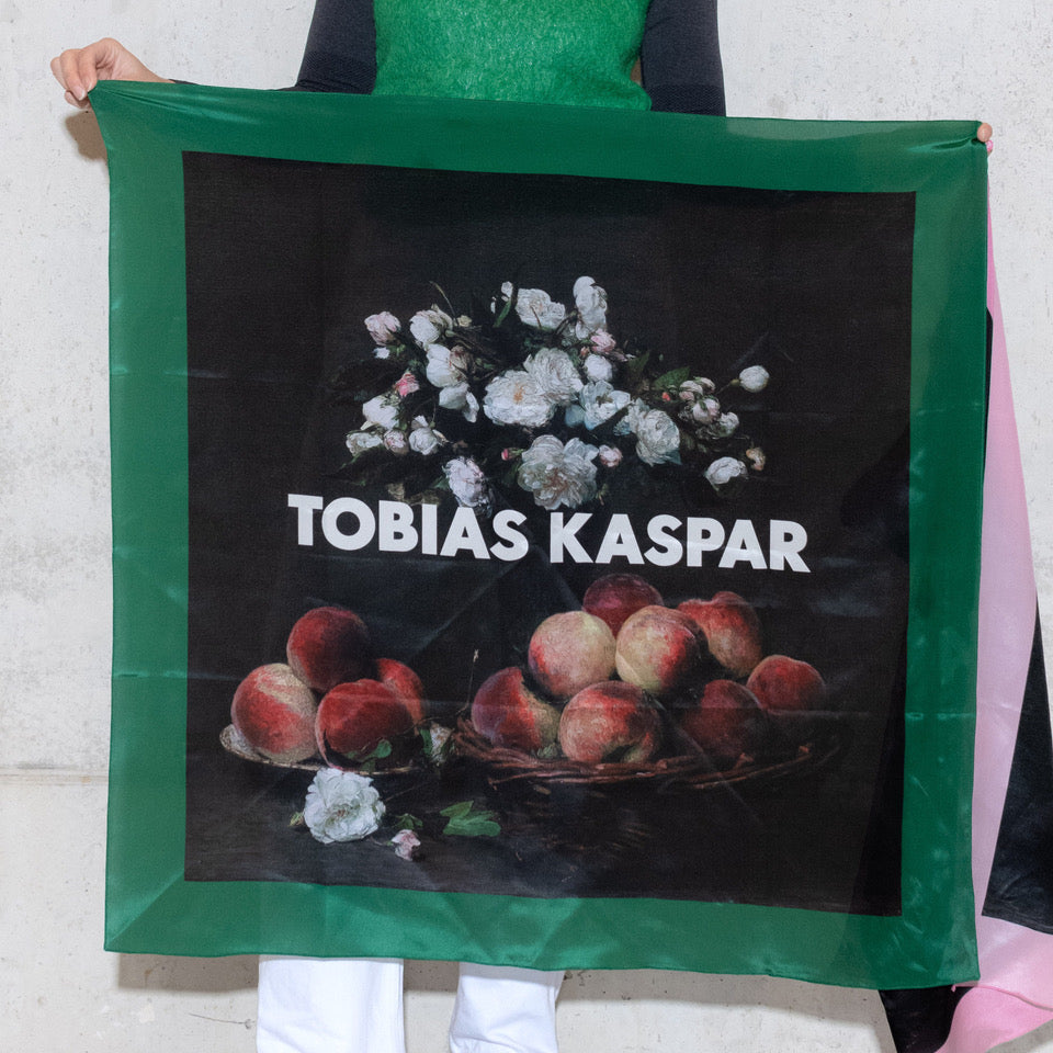 SEIDENFOULARD TOBIAS KASPAR , RAND GRÜN
