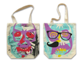 STOFFTASCHE CHRISTOPH HEFTI (LILA/HELLBLAU)